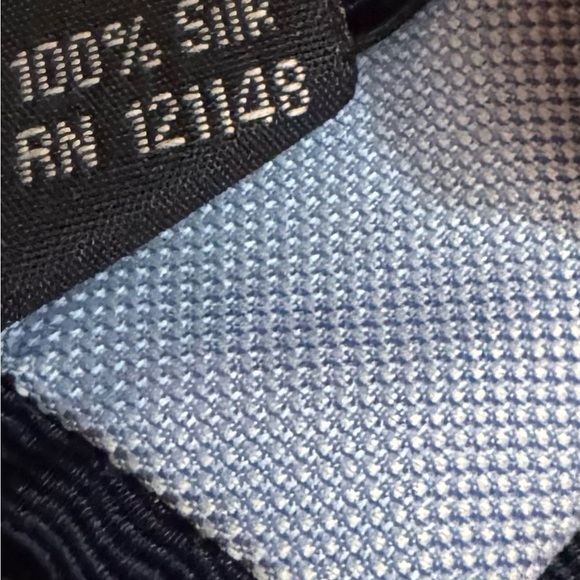 TOMMY HILFIGER Purple and Light Blue Geometric Tie - Picture 5 of 10